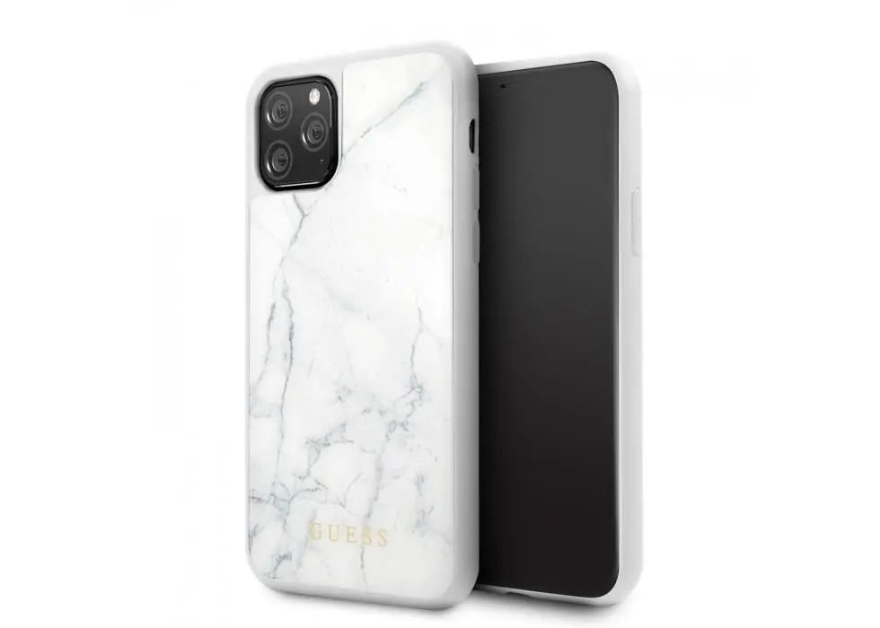 Etui Guess GUHCN58HYMAWH do iPhone 11 Pro Biały