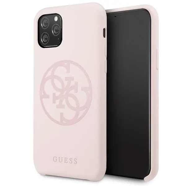 Etui Guess GUHCN65LS4GLP do iPhone 11 Pro Max Jasno-różowy