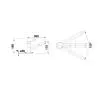 Bateria Blanco Kano-S 525043 Kawowy Wygląd silgranitu
