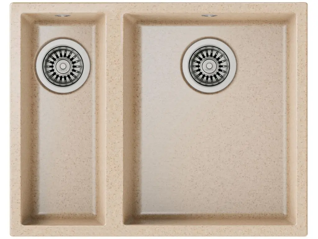 Zlewozmywak Teka SQUARE 2B 560 TG Granitowy Beżowy