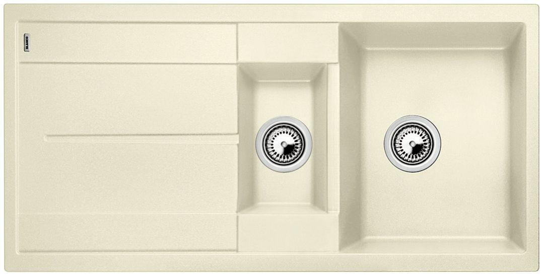 Zlewozmywak Blanco METRA 6S 513224 - jaśmin - granitowy - wpuszczany w blat - ociekacz