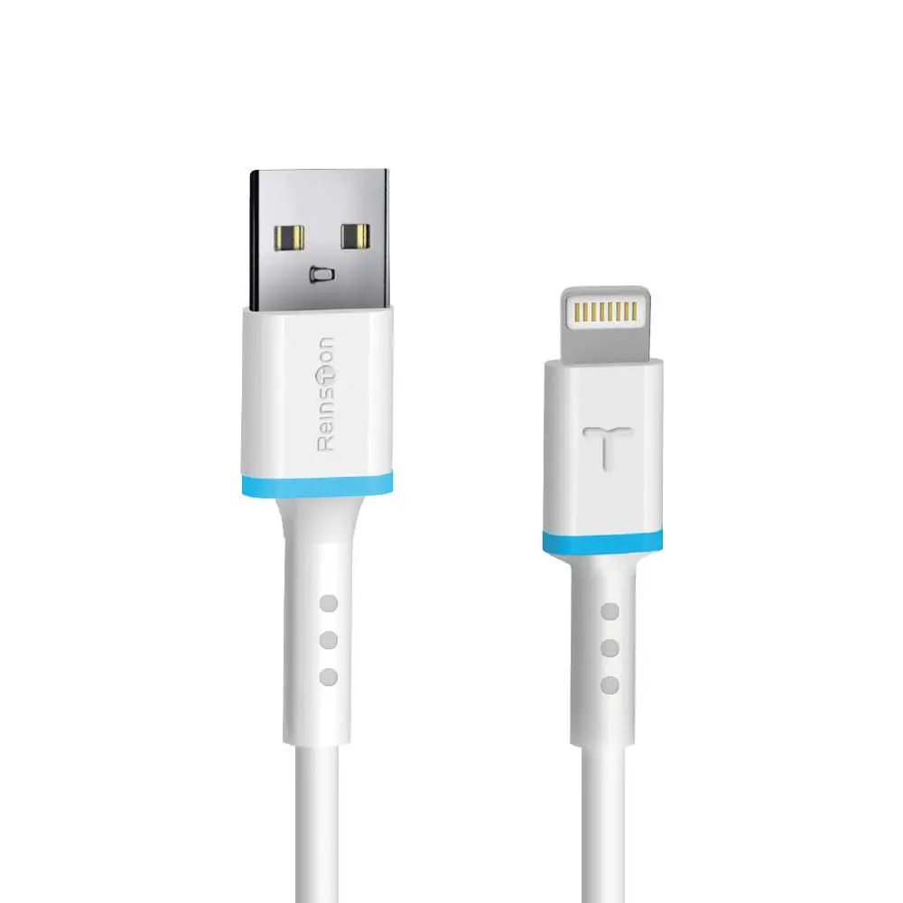 Kabel Reinston EKT40 USB-A na Lightning MFI 1,2m Biały