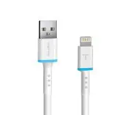 Reinston EKT42 elastyczny USB-A na Lightning MFI 2m Biały