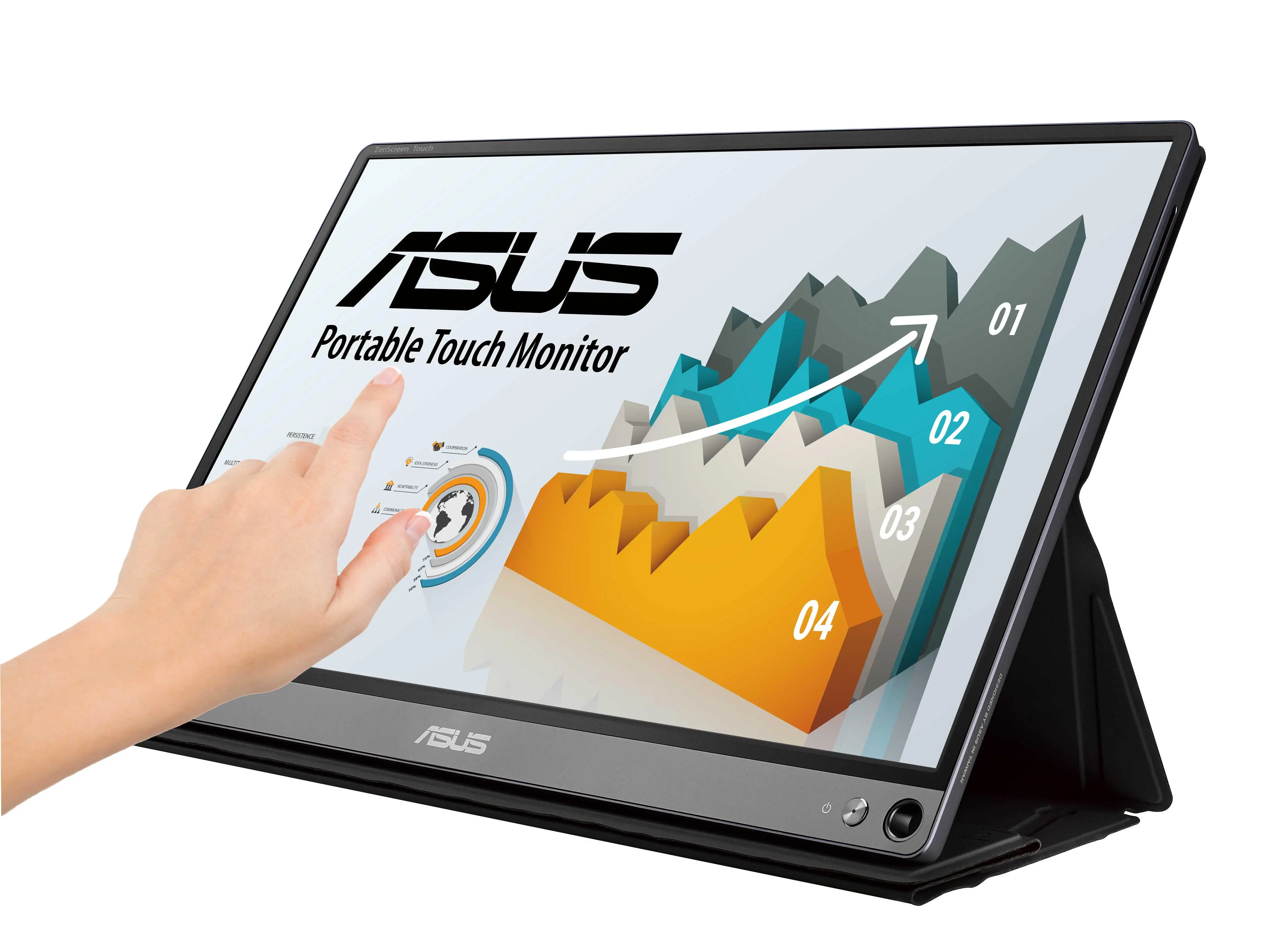 Monitor ASUS Zenscreen MB16AMT 16" Full HD IPS 60Hz 5ms Przenośny Dotykowy
