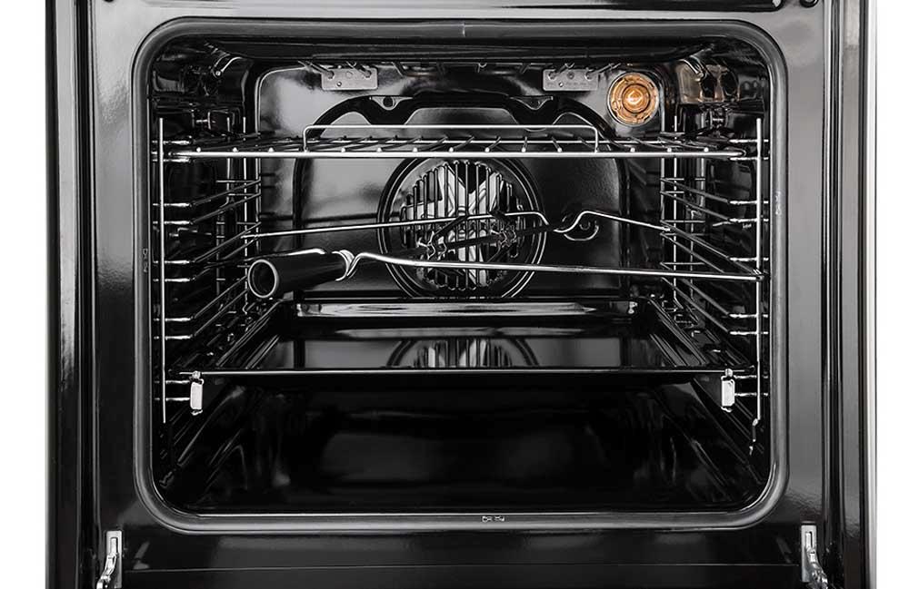 Kuchnia gazowo-elektryczna Hotpoint-Ariston H6GMH6AF C (X) Termoobieg Rożen