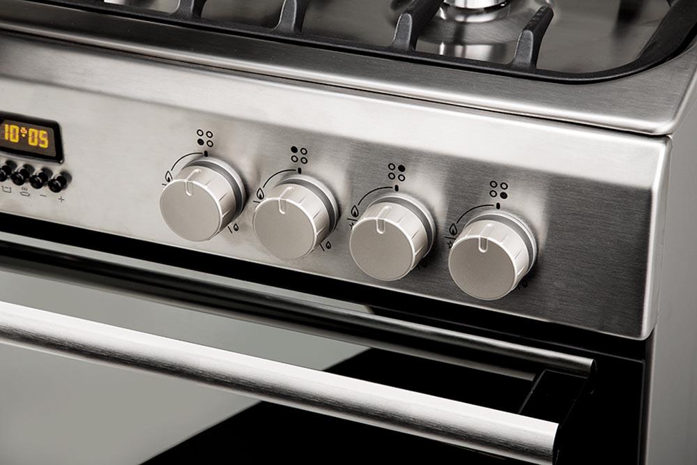 Kuchnia gazowo-elektryczna Hotpoint-Ariston H6GMH6AF C (X) Termoobieg Rożen