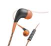 Słuchawki przewodowe Hama 00184034 Neon Dokanałowe Mikrofon Pomarańczowy
