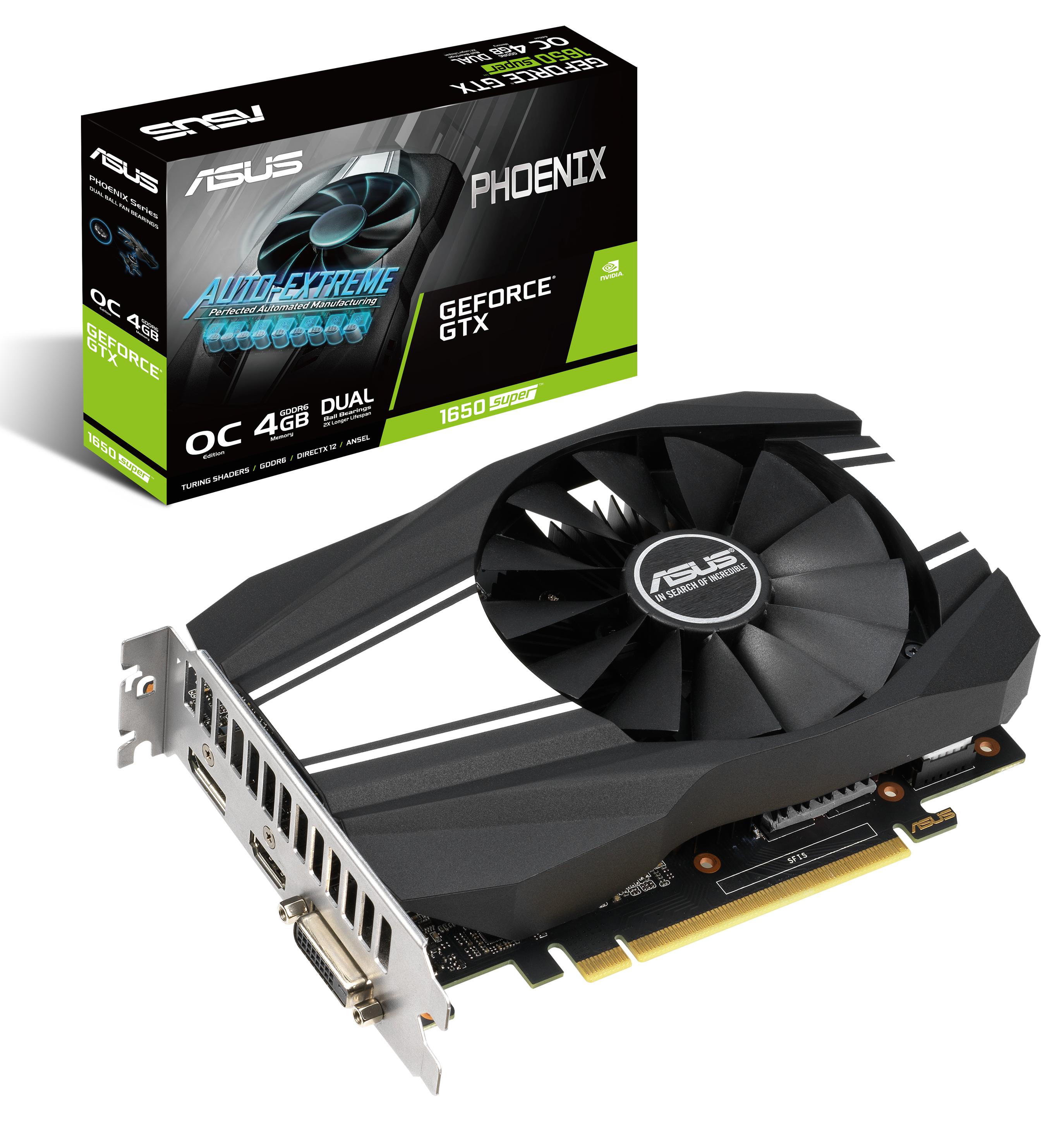 ASUS Phoenix GeForce GTX 1650 SUPER OC 4GB GDDR6 128bit