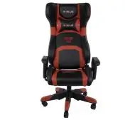 E-BLUE Cobra Bluetooth EEC310 Gamingowy do 120kg Skóra ECO Czarno-czerwony-Zdjęcie-0