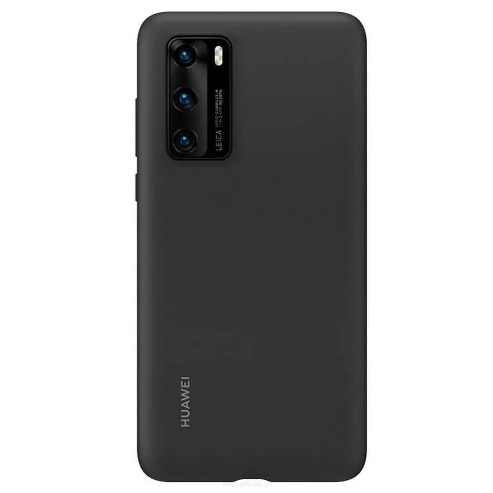 Etui Huawei Silicone Case do P40 Czarny