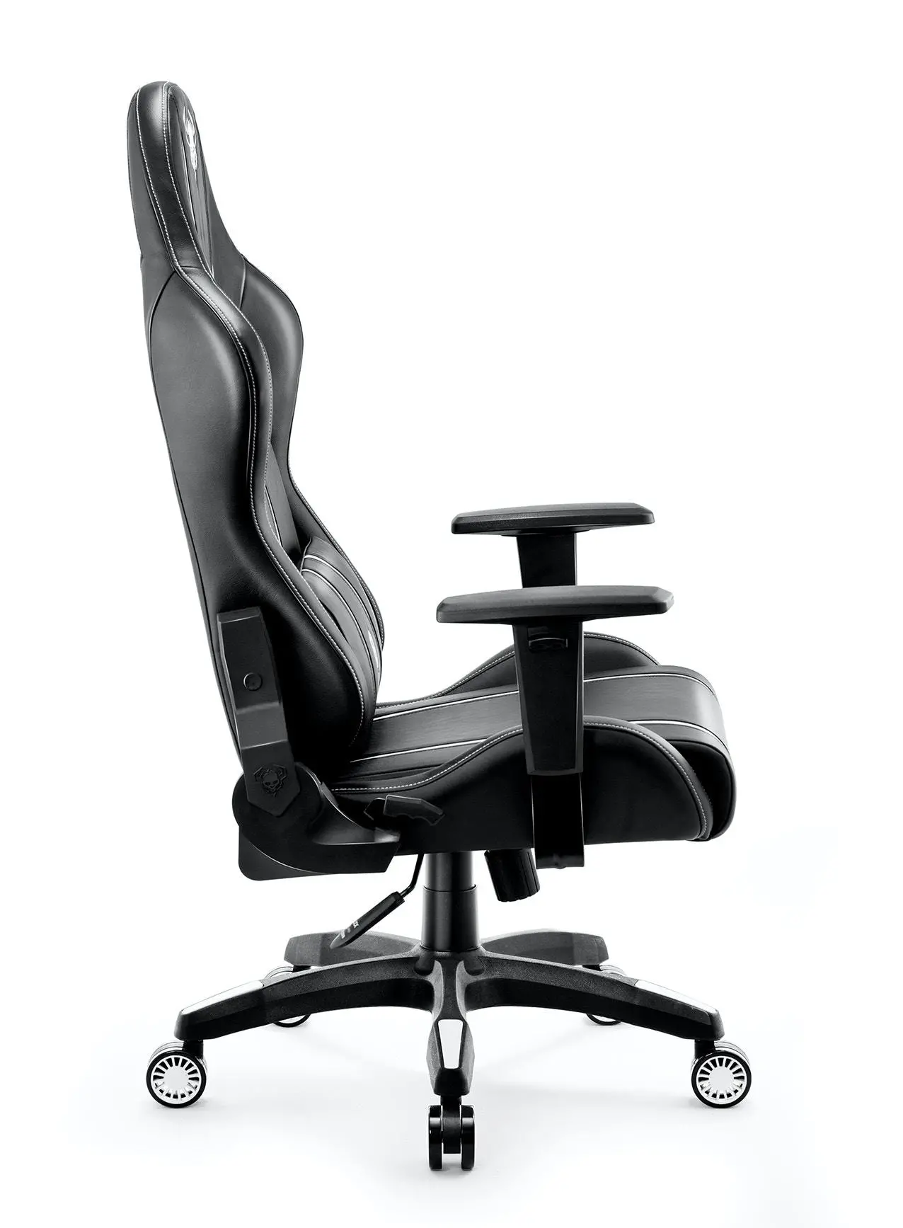 Fotel Diablo Chairs X-One 2.0 King Size Gamingowy do 160kg Skóra ECO Tkanina Czarno-biały