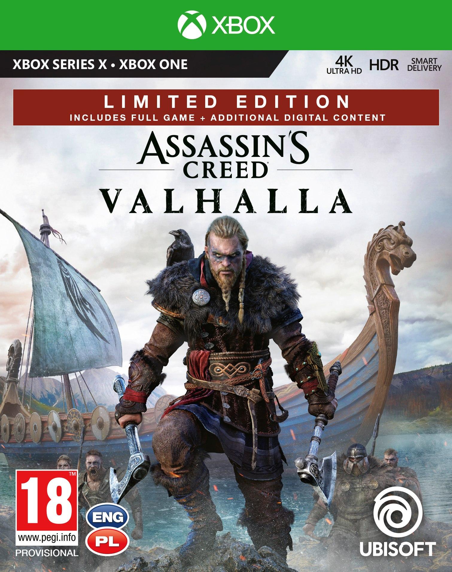 Assassin’s Creed Valhalla - Edycja Limitowana - Gra na Xbox One (Kompatybilna z Xbox Series X)