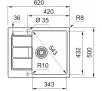 Zlewozmywak Franke Sirius 2.0 S2D 611-62 Tectonite Onyx