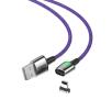 Kabel Baseus Zinc Magnetic CALXC-A05 (fioletowy) 2,4A