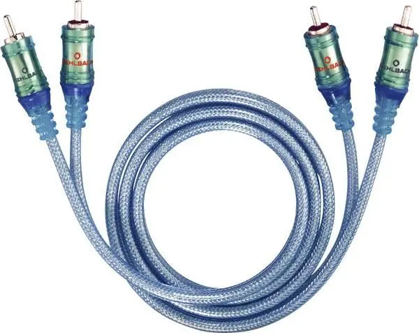 Kabel  audio Oehlbach Ice Blue 92020 1m Niebieski