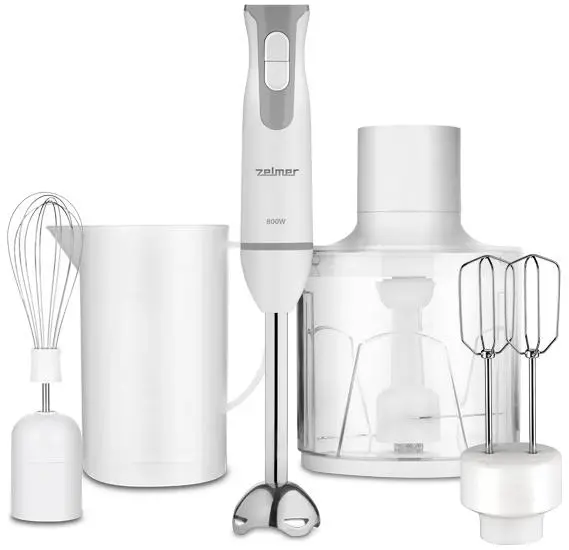 Blender Zelmer ZHB4553S 800W Rozdrabniacz Końcówka do ubijania