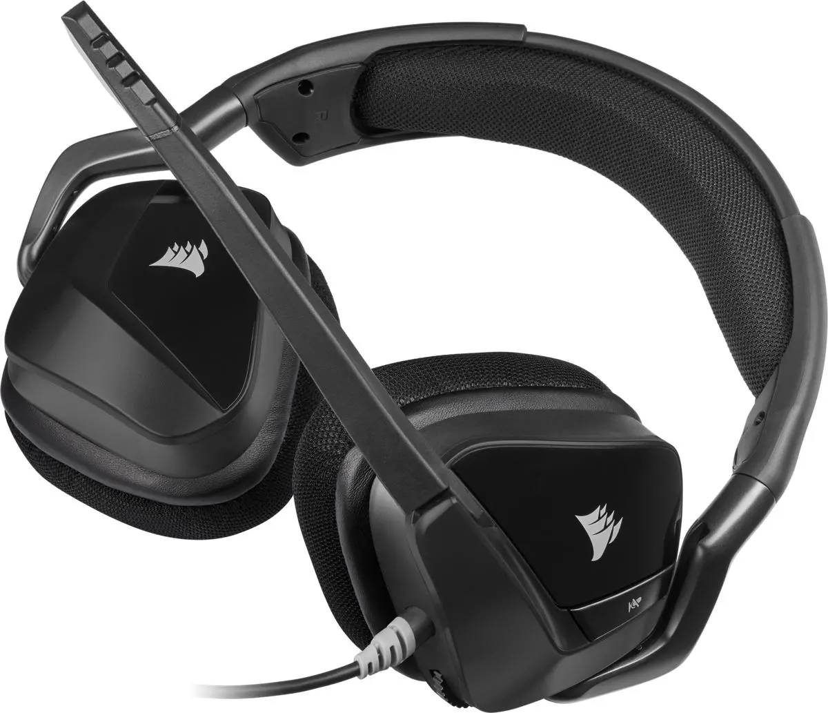 Słuchawki przewodowe z mikrofonem Corsair Void Elite Stereo Gaming Headset CA-9011208-EU Nauszne Czarny