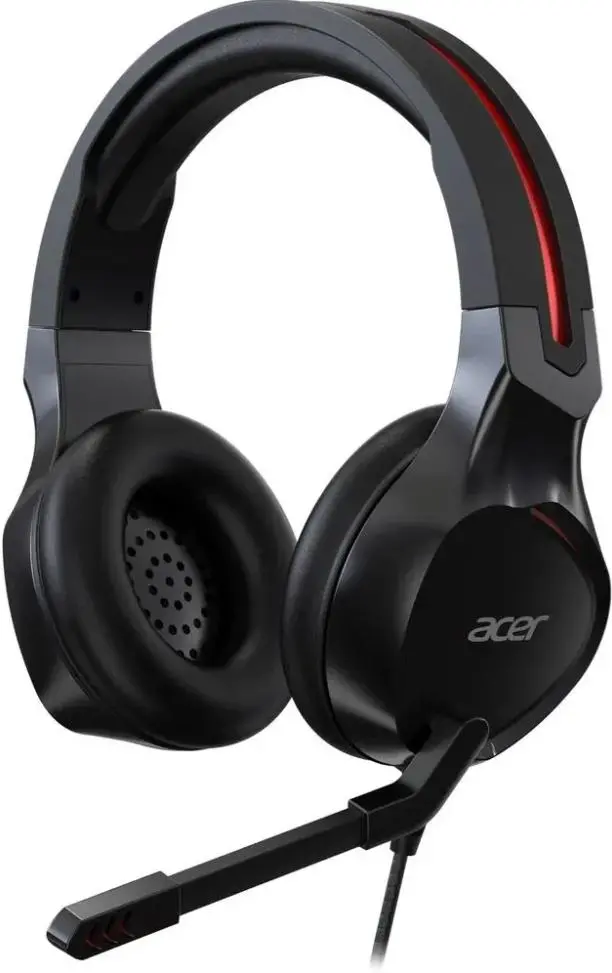 Słuchawki przewodowe z mikrofonem Acer NITRO NP.HDS1A.008 Nauszne Czarny