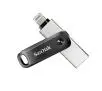 PenDrive SanDisk iXpand GO 256GB USB 3.0 / Lightning Srebrno-czarny