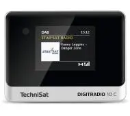 TechniSat DigitRadio 10 C Radio FM DAB+ Bluetooth Czarno-srebrny