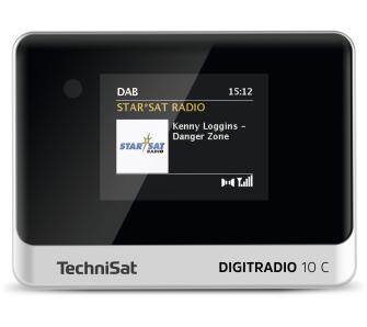 Radioodbiornik TechniSat DigitRadio 10 C Radio FM DAB+ Bluetooth Czarno-srebrny