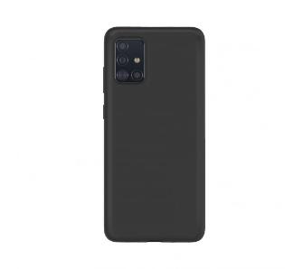 Etui Xqisit Silicone Case Galaxy A51 Czarny