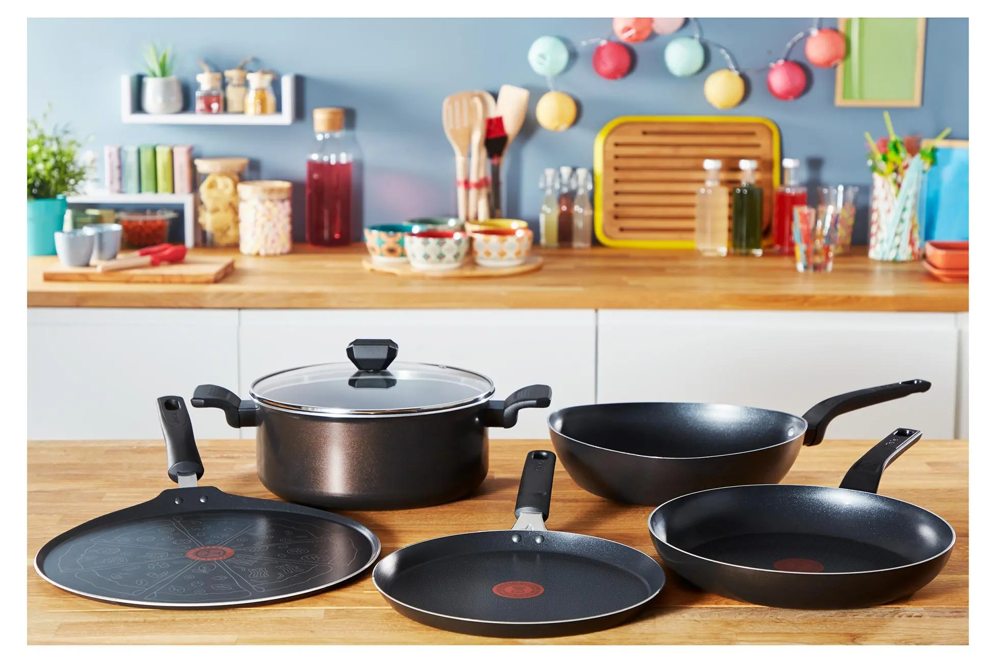 Patelnia Tefal Simple Cook B5560553 Tytanowa 26cm