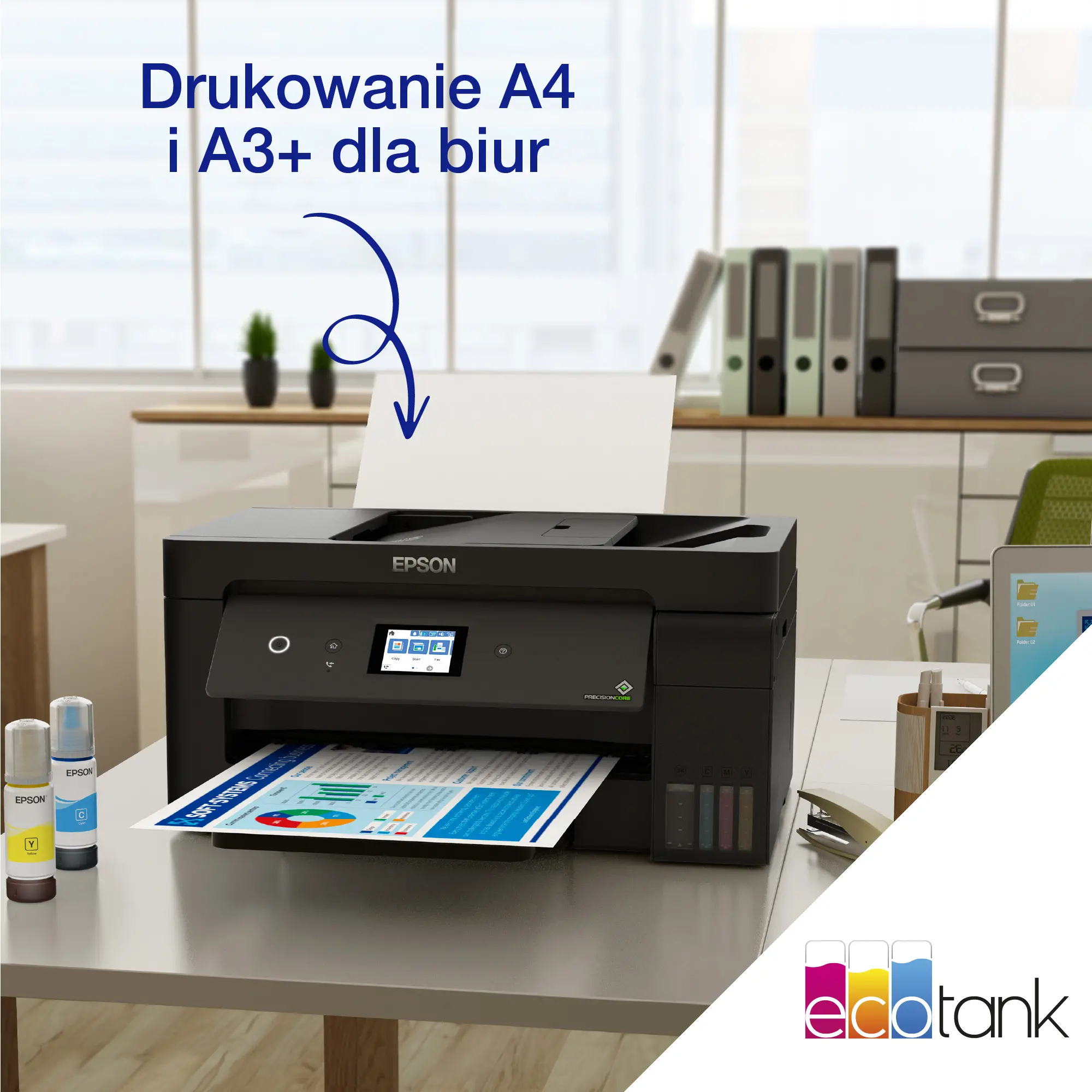 Urządzenie wielofunkcyjne Epson EcoTank L14150 WiFi Czarny