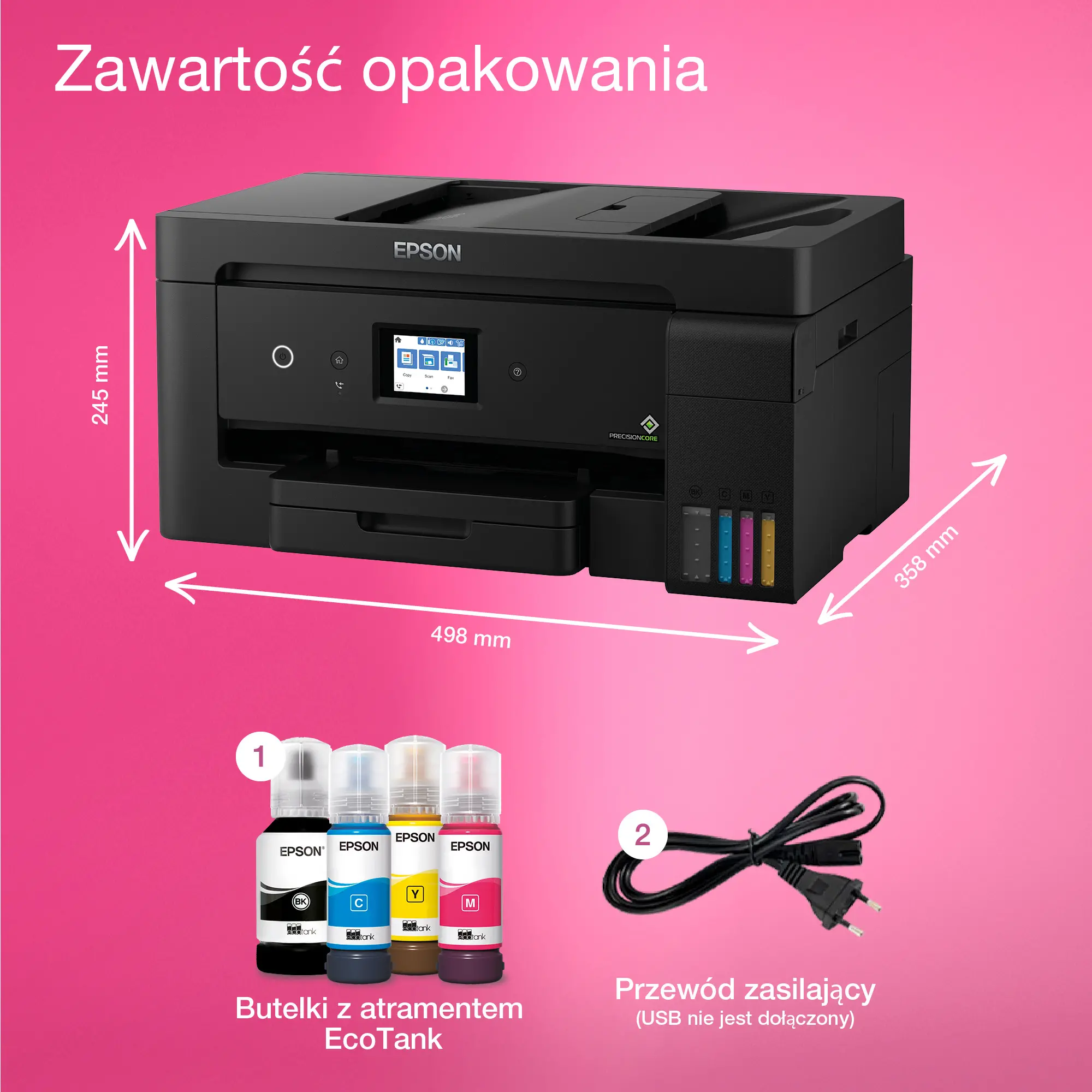 Urządzenie wielofunkcyjne Epson EcoTank L14150 WiFi Czarny