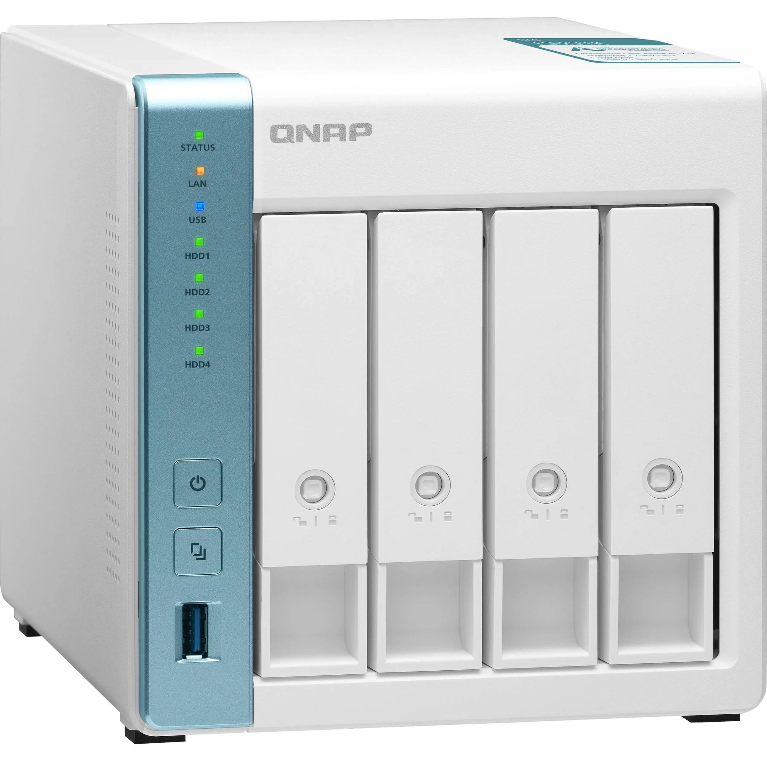 Dysk sieciowy QNAP TS-431K Biały