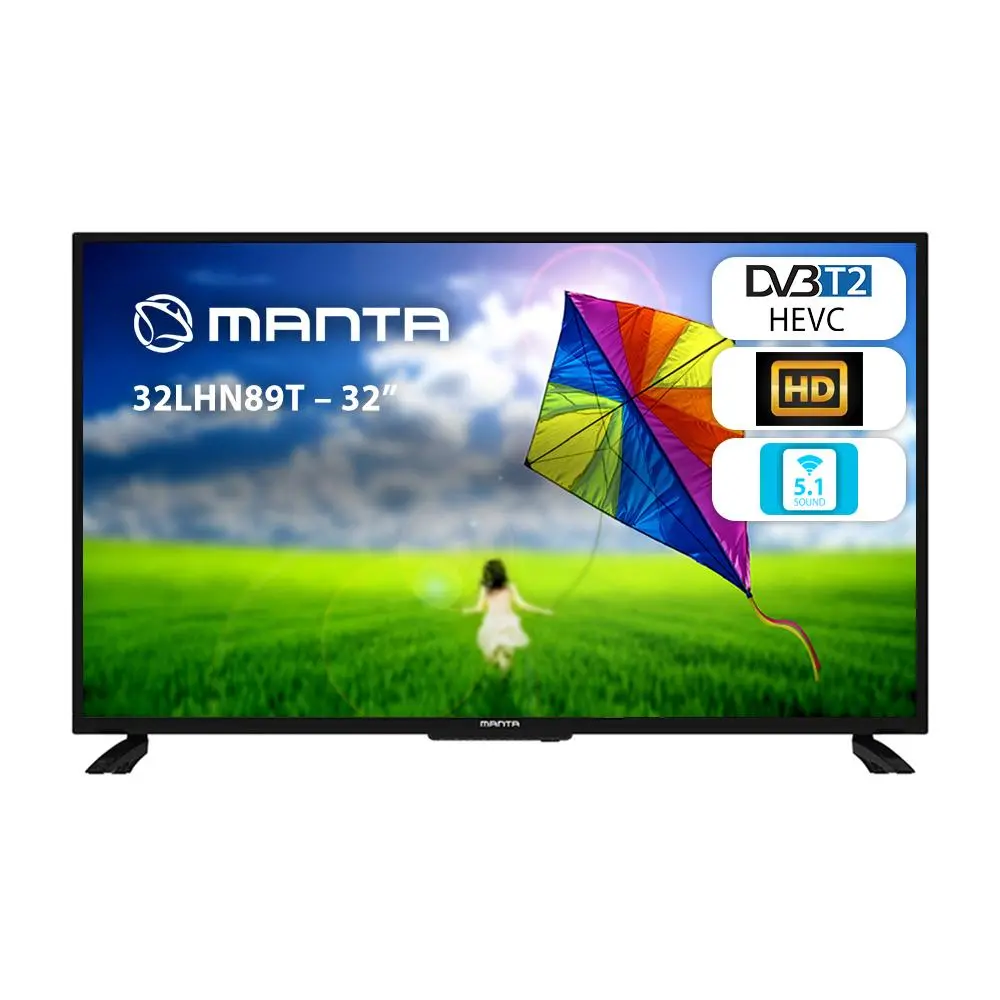 Telewizor Manta 32LHN89T 32" LED HD Ready 60Hz DVB-T2
