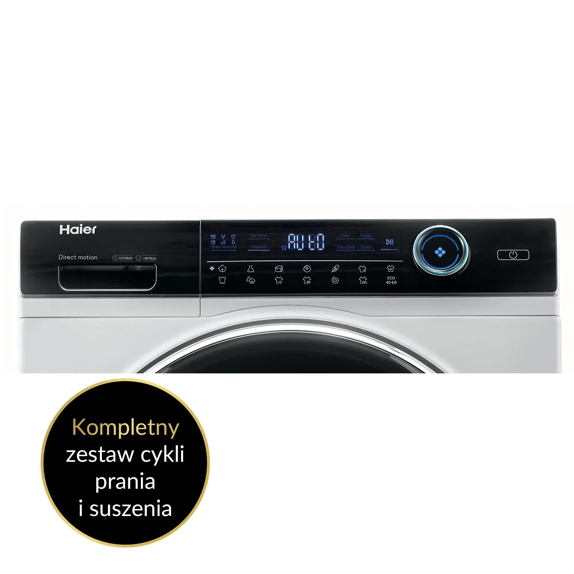 Pralko-suszarka Haier I-Pro 7 HWD80-B14979 i-Refresh 46cm 8kg/5kg