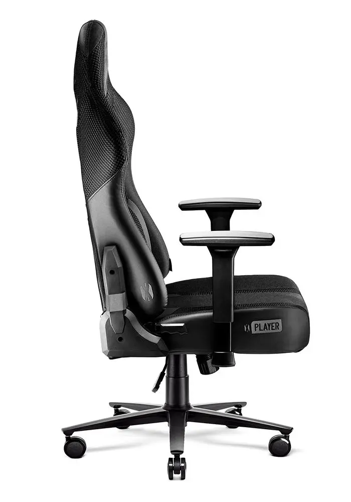 Fotel Diablo Chairs X-Player 2.0 Normal Size Gamingowy do 150kg Skóra ECO Tkanina Czarny
