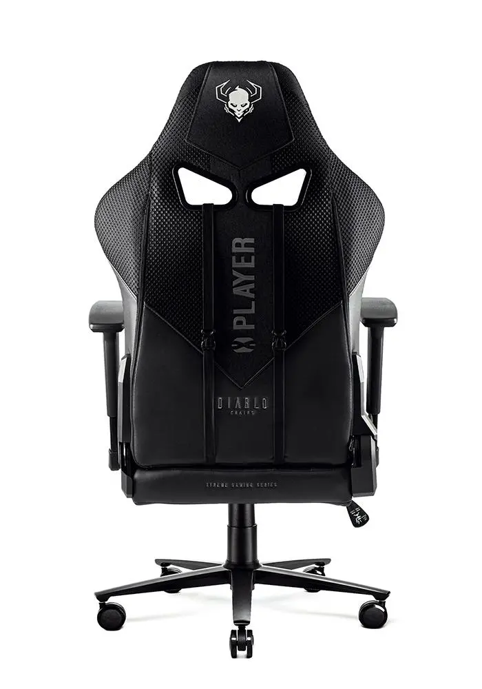 Fotel Diablo Chairs X-Player 2.0 Normal Size Gamingowy do 150kg Skóra ECO Tkanina Czarny