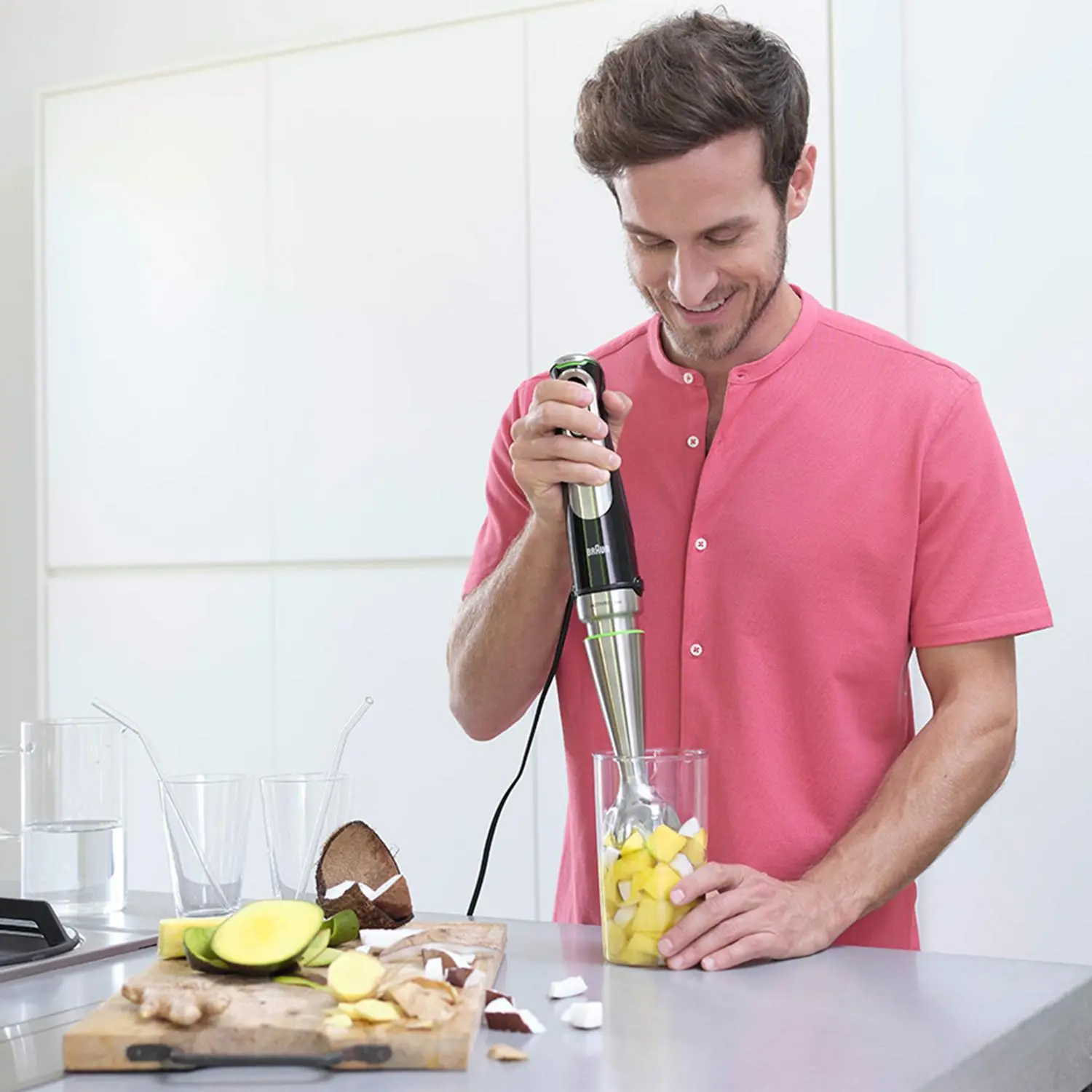 Blender Braun Multi Quick 9 MQ9187XLI 1200W Malakser Szatkownica Końcówka do puree