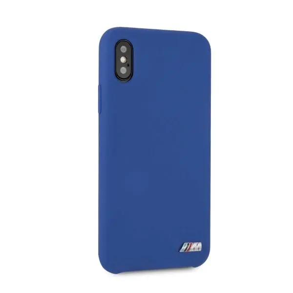 Etui BMW Silicone M Hardcase BMHCPXMSILNA do iPhone X/Xs navy