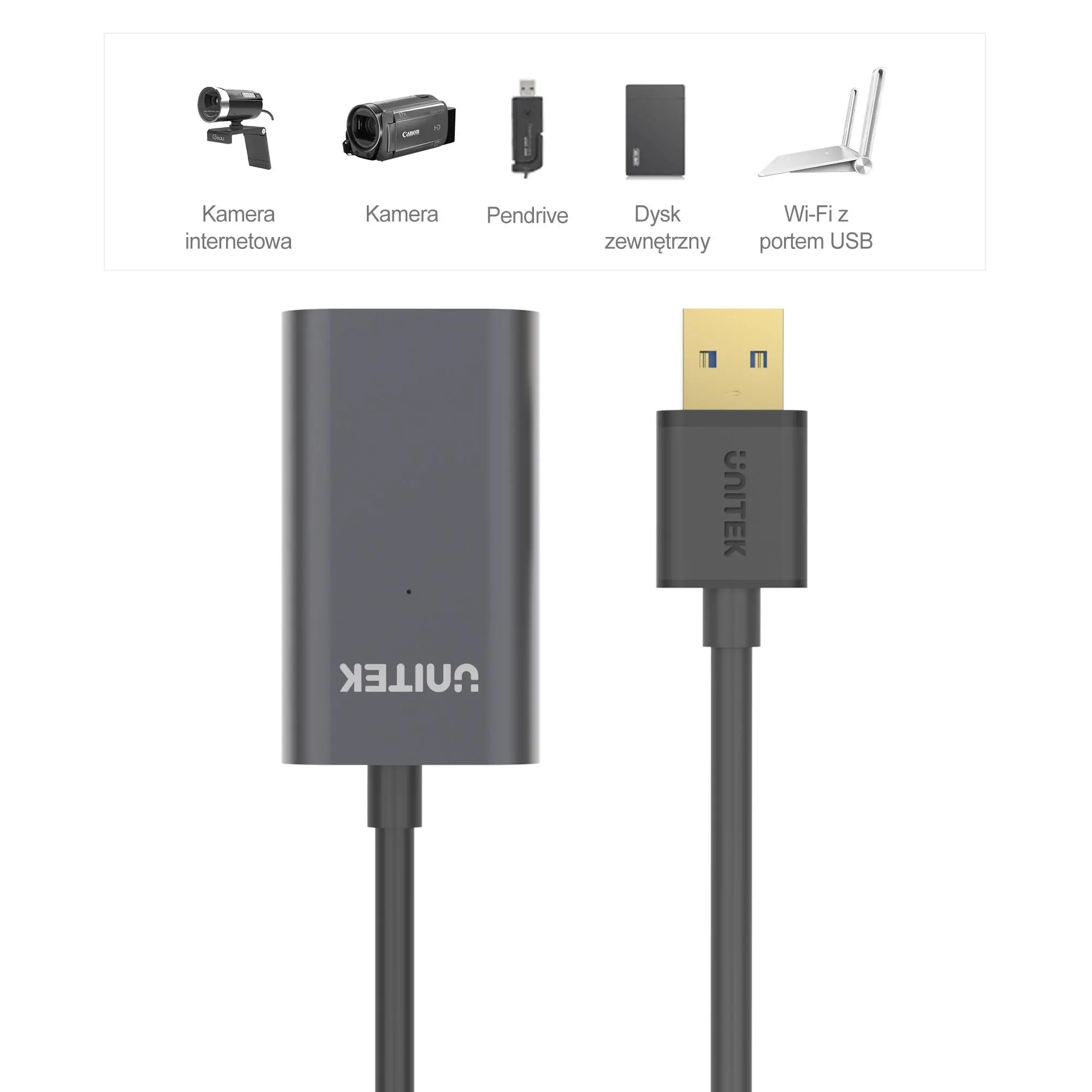 Kabel USB Unitek Y-3005
