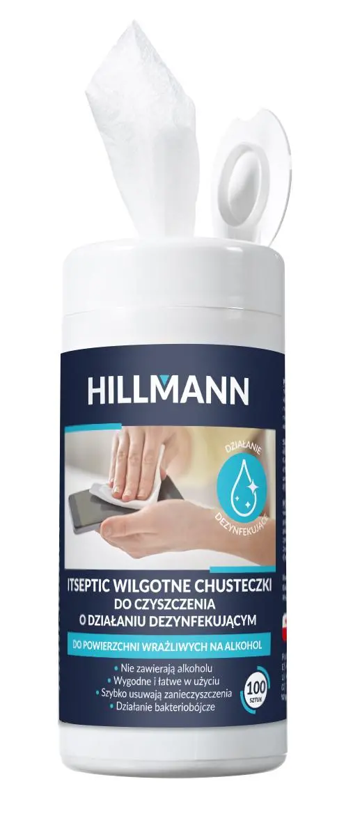 Ściereczki HILLMANN chusteczki do dezynfekcji 100szt.