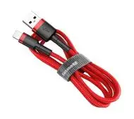 Baseus Lightning USB Cafule 2,4A 0,5m Czerwony