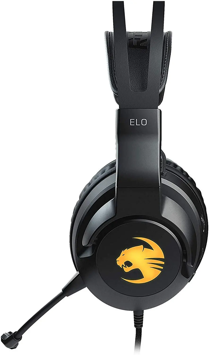 Słuchawki przewodowe z mikrofonem Roccat Elo 7.1 USB Nauszne Czarny