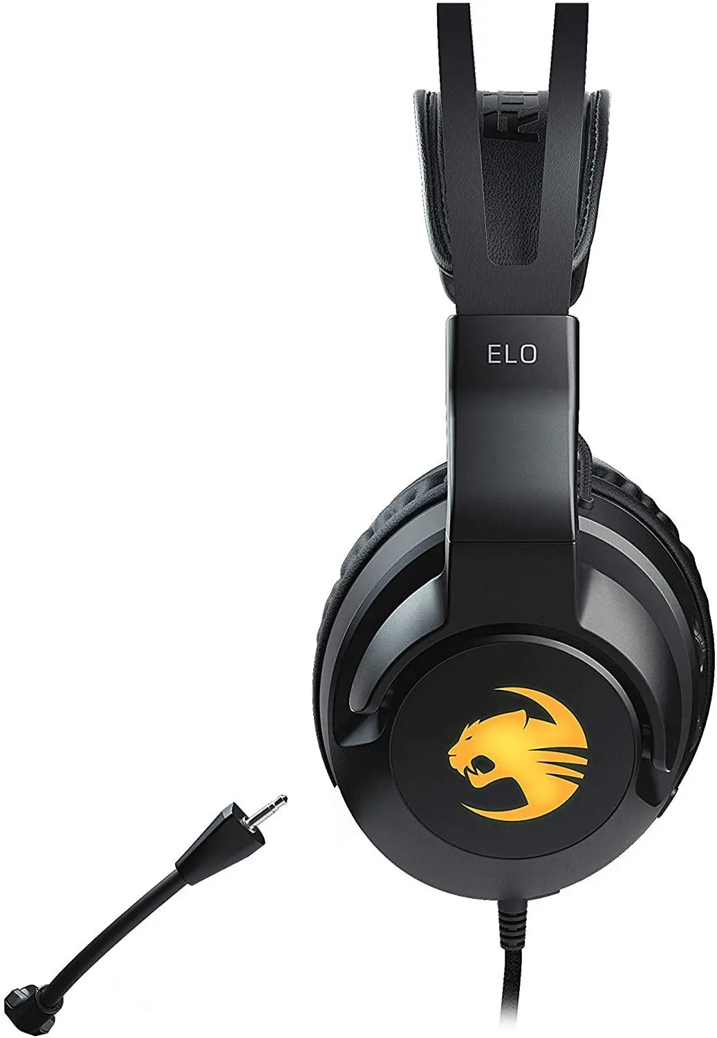 Słuchawki przewodowe z mikrofonem Roccat Elo 7.1 USB Nauszne Czarny