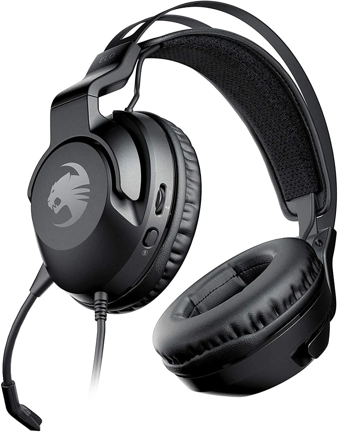Słuchawki przewodowe z mikrofonem Roccat Elo X Stereo Nauszne Czarny