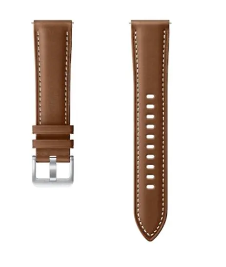 Pasek Samsung Stitch Leather Band 20mm S/M Brązowy