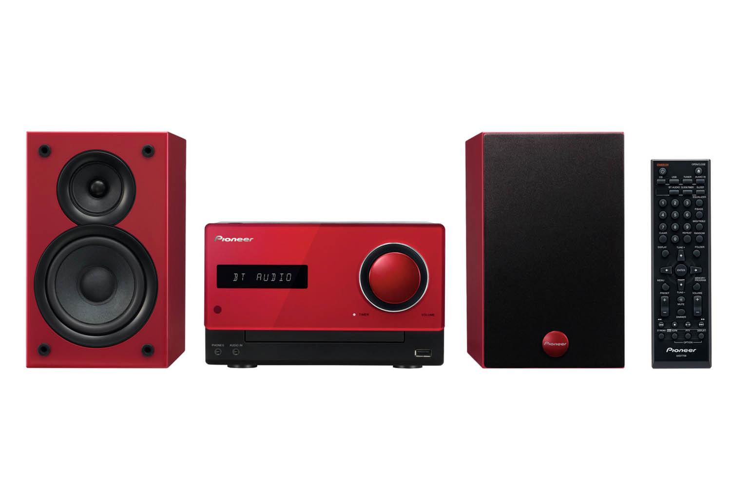 Pioneer X-CM32BT-R (czerwony), Mikro i mini wieża - cena i opinie