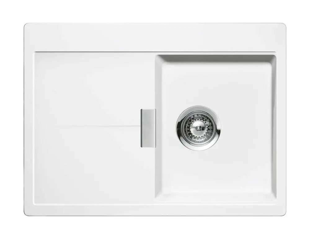 Zlewozmywak Schock Horizont D-100S Granitowy Biały polarny