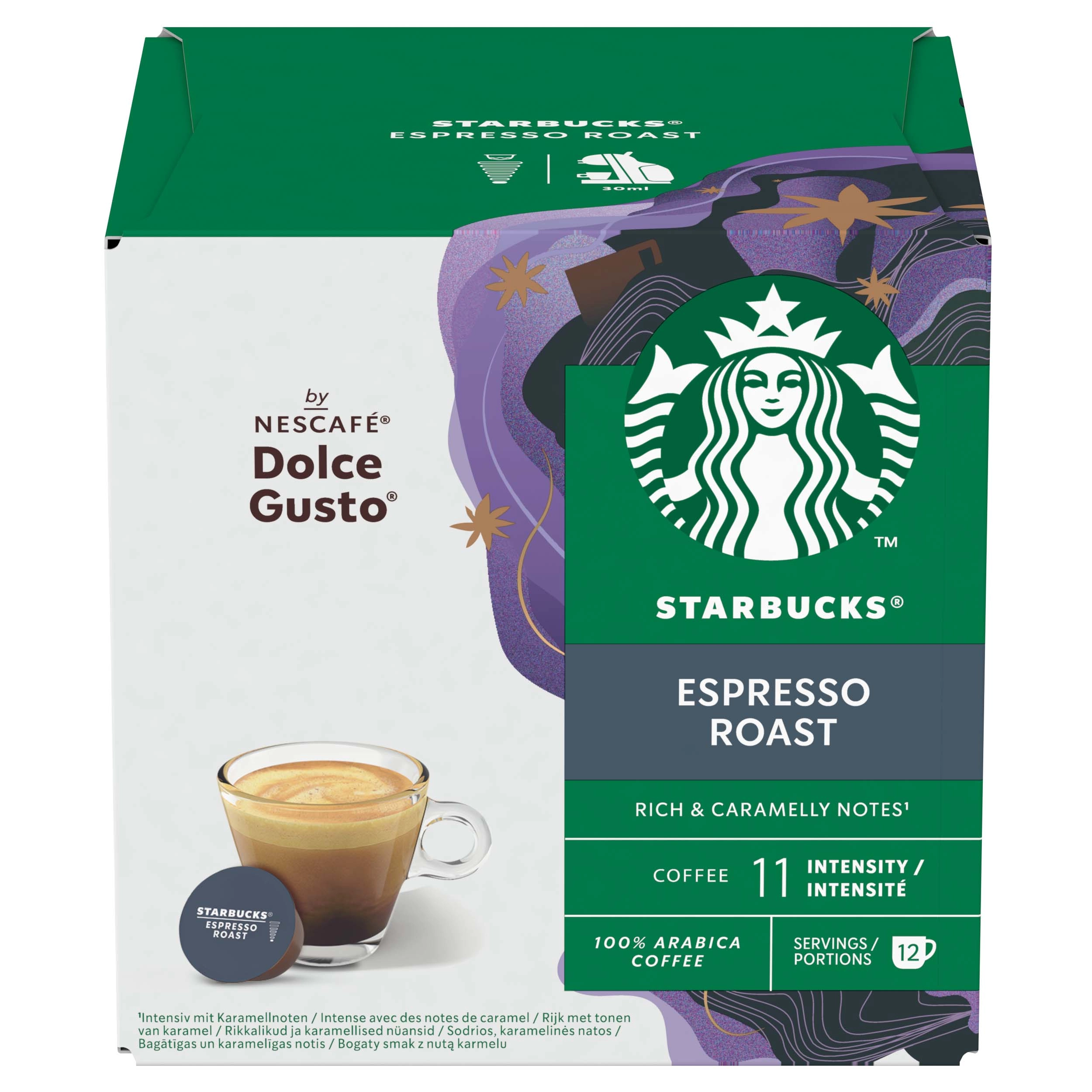 Kapsułki Starbucks Nescafe Dolce Gusto Espresso Roast 12szt.