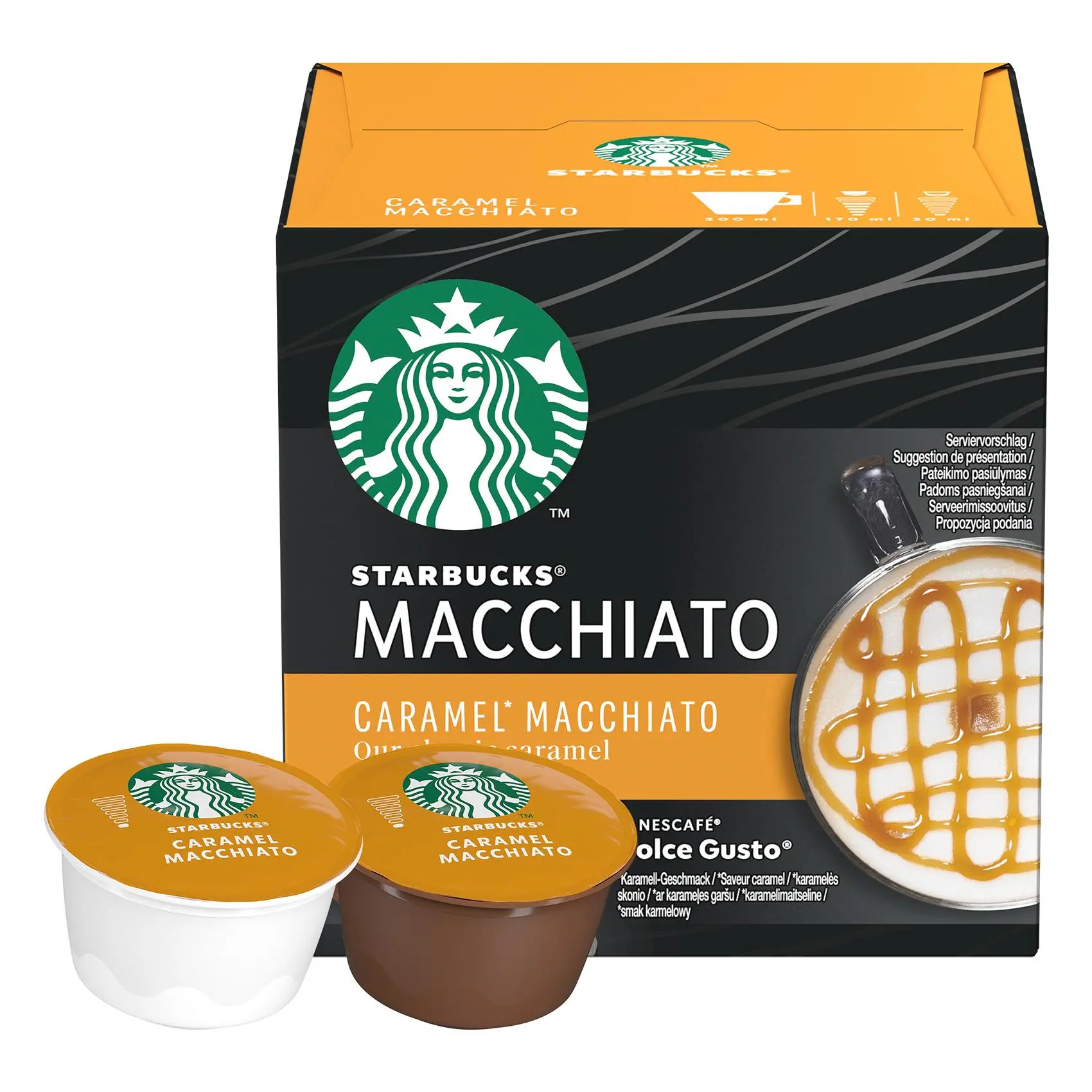 Kapsułki Starbucks Nescafe Dolce Gusto Caramel Macchiato 12szt.