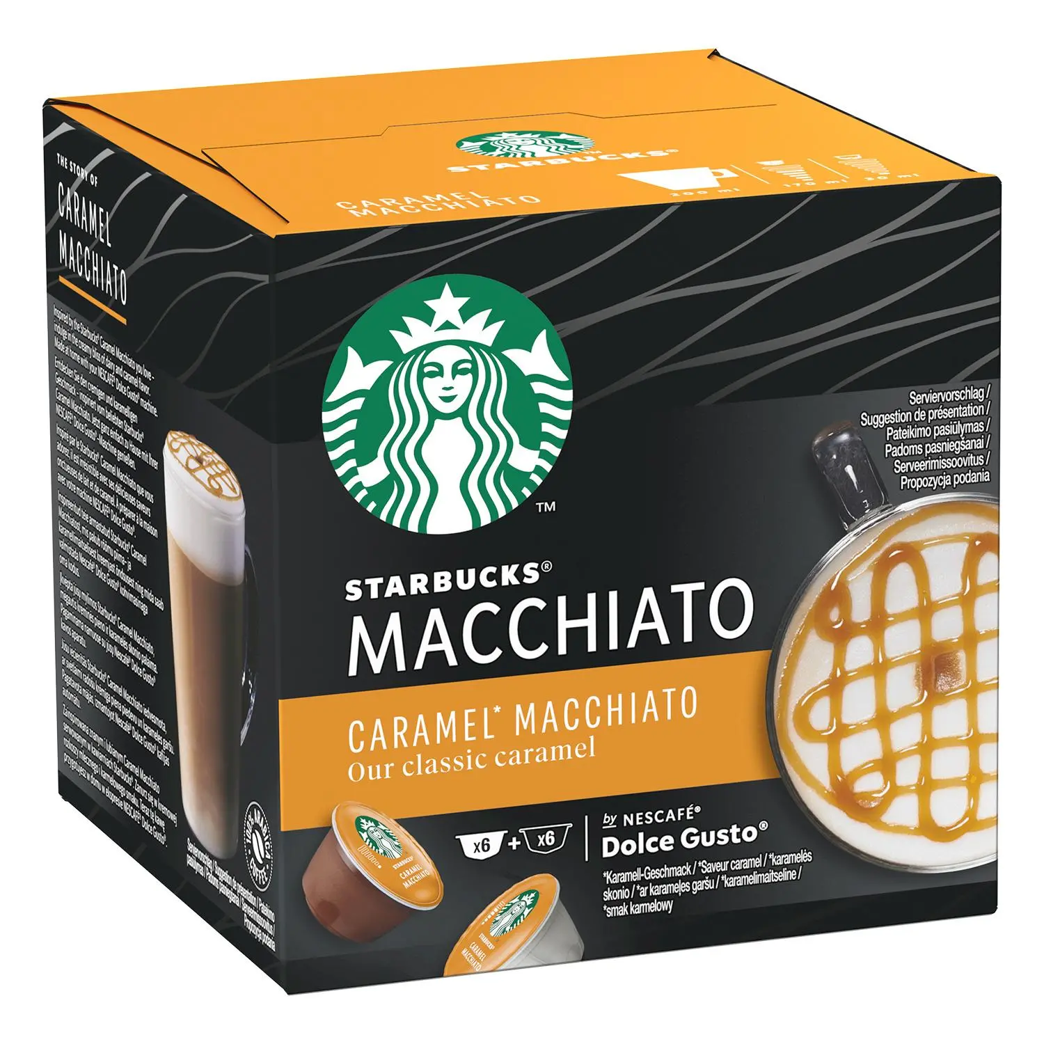 Kapsułki Starbucks Nescafe Dolce Gusto Caramel Macchiato 12szt.