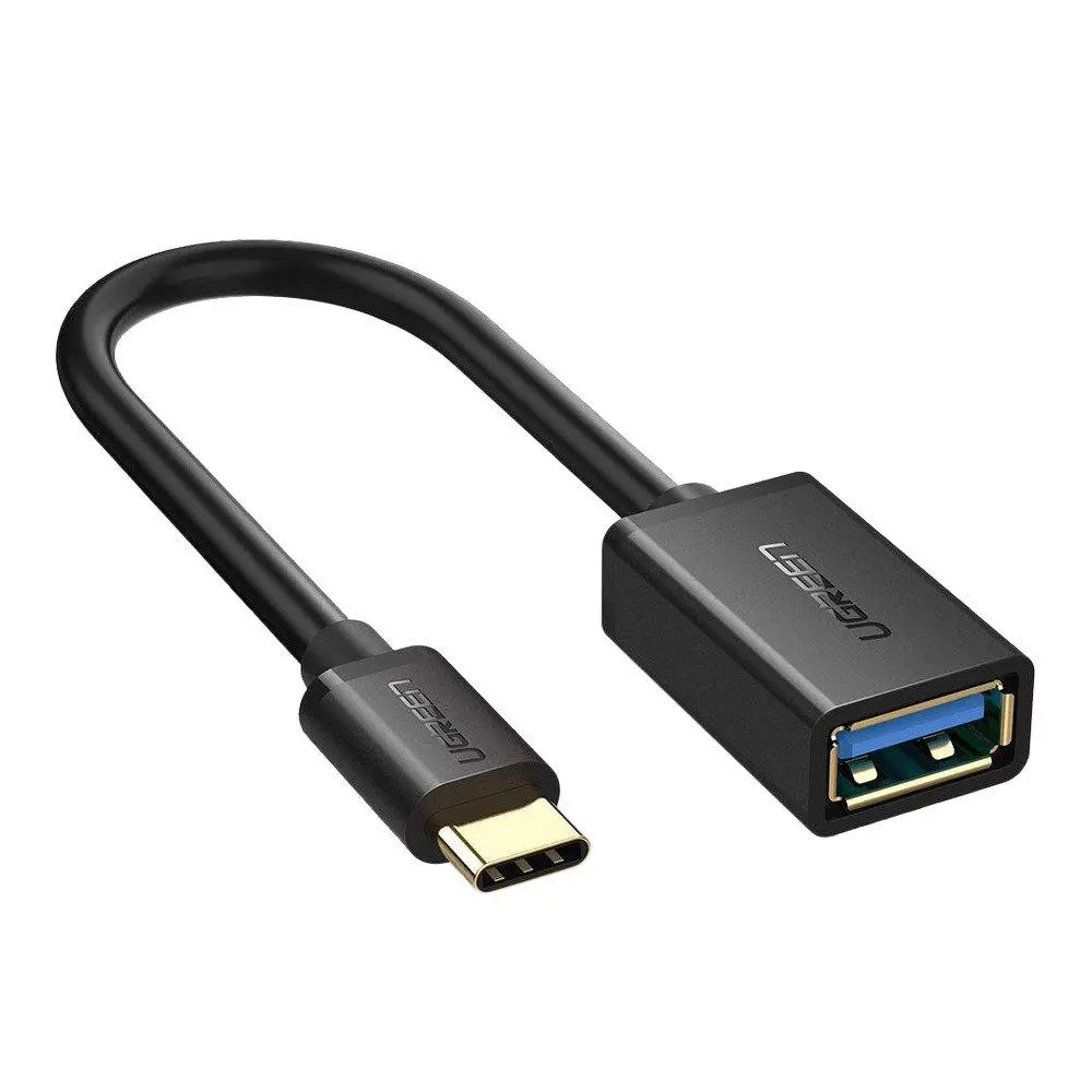 Adapter UGREEN US154 OTG USB-C do USB-A 3.0 5 Gb/s 15cm Czarny