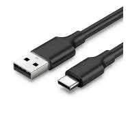 UGREEN Niklowany USB-C 0,5m Czarny